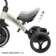 Детска бежова триколка с педали и багажник Dallas Beige  - 3