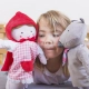 Детска кукла за куклен театър Червената шапчица 25 х 25 см  - 3