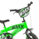 Детско зелено колело с помощни колела BMX 12“ Green  - 3