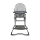 Детски сив стол за хранене Bonbon Grey Leather   - 2