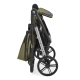 Детска зелена лека и компактна лятна количка Ace Cedar-green  - 6