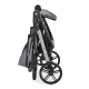 Детска сива лека и компактна лятна количкa Ace Frost-gray  - 6