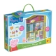 Детски образователен комплект Peppa Pig 3D къща с мебели  - 1
