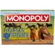 Детска забавна настолна игра Монополи Horses & Ponies  - 1