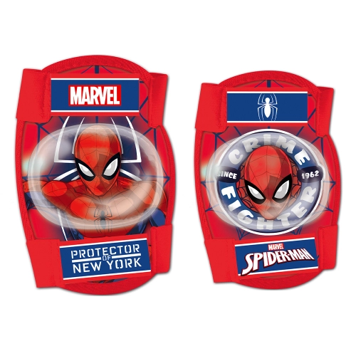 Детски червени наколенки и налакътници Spiderman PAT61435