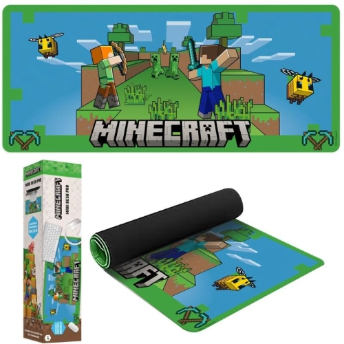 Детска подложка за бюро Minecraft Steve and Alex PAT61642