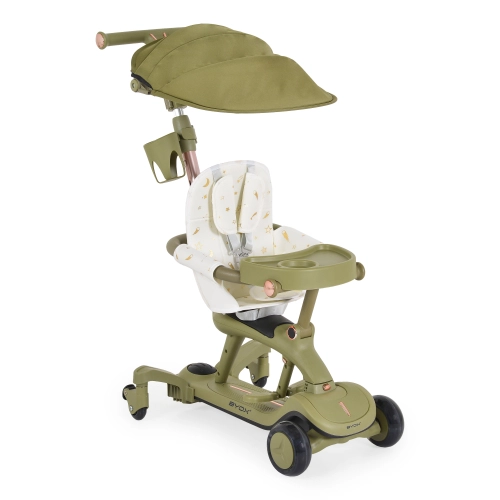 Детска тротинетка с регулируем сенник Cornet 6в1 Green PAT61673