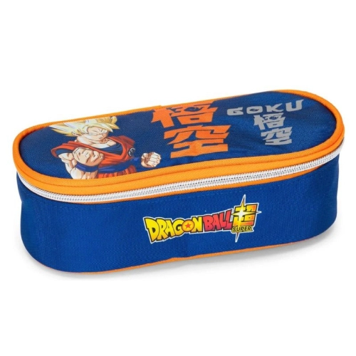 Ученически детски овален несесер DragonBall Goku Blue/Orange PAT61822