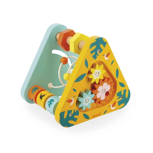Бебешка образователна играчка Мултиактивен триъгълник Tropik PAT62762