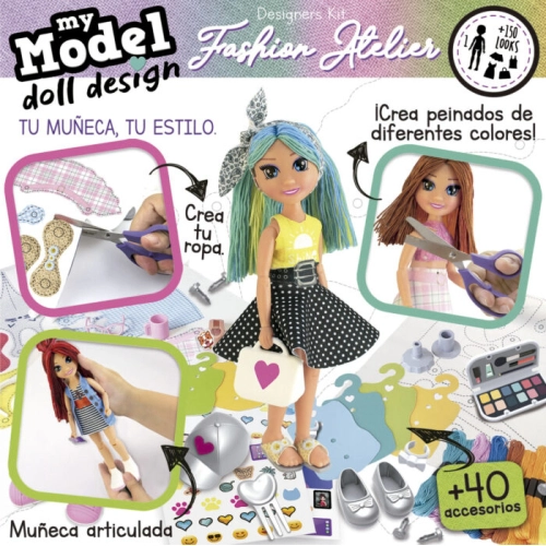 Творчески комплект My Model Куклен дизайн Модно ателие PAT62880