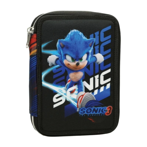 Пъелн ученически несесер с 2 отделения Sonic 3 The Hedgehog PAT62911