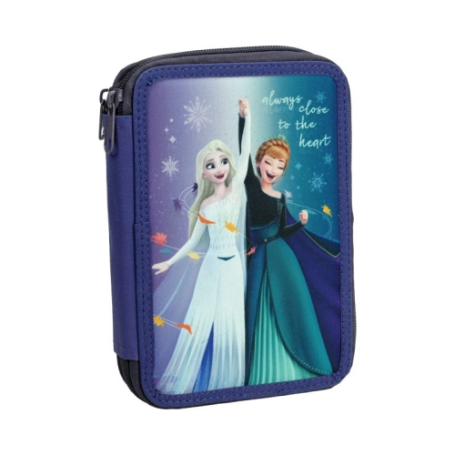 Детски пълен ученически несесер с 2 отделения Frozen Idyllic PAT62913