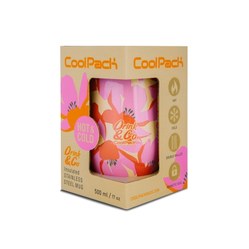 Чаша за кафе Miss 500 ml Flores Rosa PAT62936