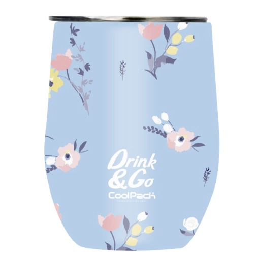 Светло синя термочаша за кафе за път 350 ml Provence PAT62943