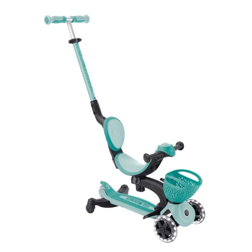 Детска тротинетка 5в1 Baby Learn 360° Flash Lights Мента PAT63209