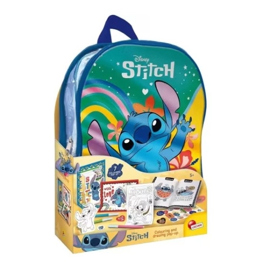 Детска раница с комплект за рисуване 2в1 Stich PAT63225