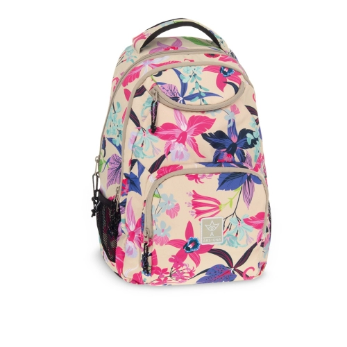 Ученическа детска раница с 2 отделения AU-6 Beach Flowers PAT63393