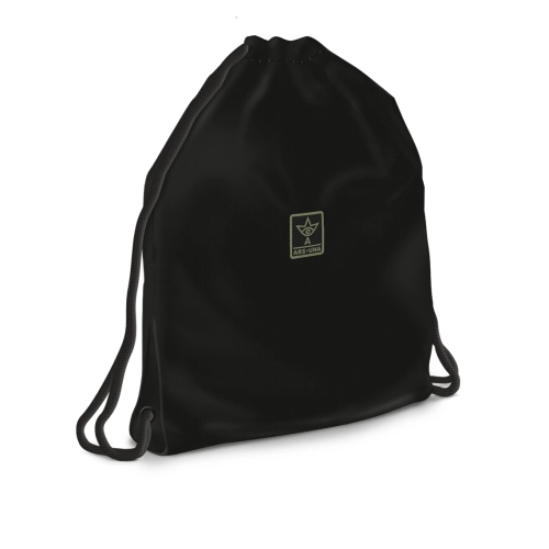 Голяма детска спортна торба Cordura-black  PAT63413