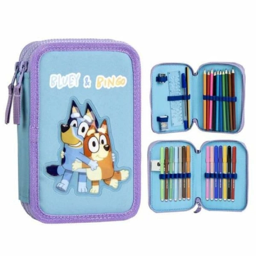 Детски пълен несесер за училище с 2 отделения Bluey PAT63427