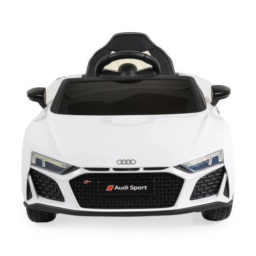 Детска бяла акумулаторна кола със светлини Audi R8 Spyder PAT63501 Детска бяла акумулаторна кола със светлини Audi R8 Spyder PAT63501