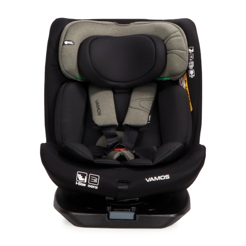 Детски стол за кола Vamos 40-150см Military-green PAT63681
