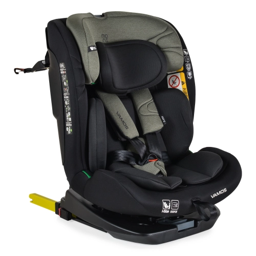 Детски стол за кола Vamos 40-150см Military-green PAT63681
