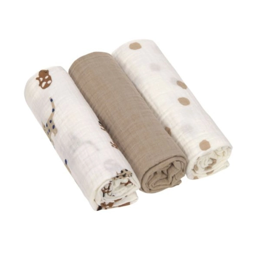 Сет бебешки пелени Swaddle & Burp Little Mateys royal blue PAT63737