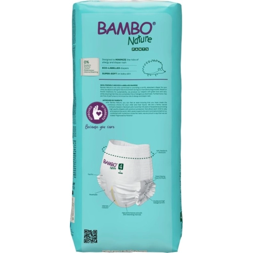 Преходни пелени Bambo Nature Pants Tall, размер 4, L, 7-1 PAT63827 Преходни пелени Bambo Nature Pants Tall, размер 4, L, 7-1 PAT63827