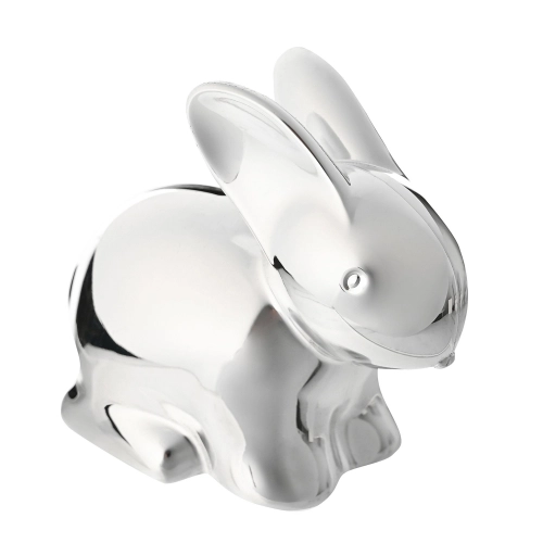 Подаръчна посребрена касичка зайче - Rabbit PAT63882