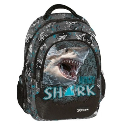 Ученическа детска раница с 2 отделения Xscape Shark PAT63955