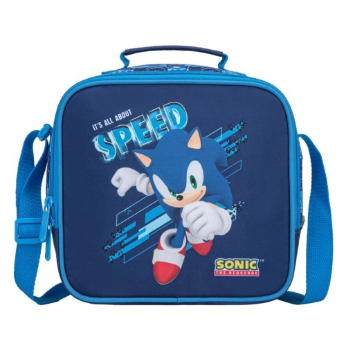 Синя детска термо чанта за храна Sonic Speed PAT64005 Синя детска термо чанта за храна Sonic Speed PAT64005