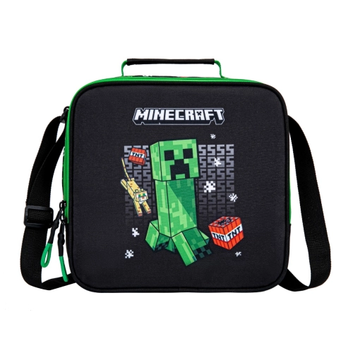 Детска черна термо чанта за храна Minecraft Survival Mode PAT64014 Детска черна термо чанта за храна Minecraft Survival Mode PAT64014