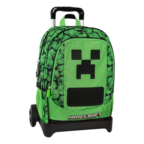 Ученическа детски раница на колела Minecraft Creepers PAT64051 Ученическа детски раница на колела Minecraft Creepers PAT64051