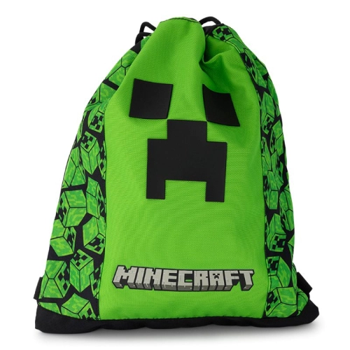 Детска зелена торба за спорт Minecraft Creepers PAT64054