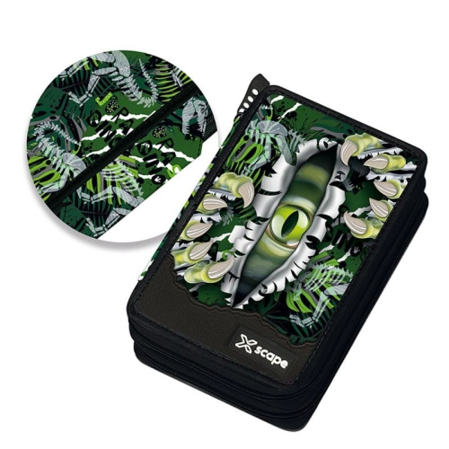 Детски ученически несесер със съдържание Xscape Dino PAT64085