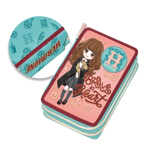 Детски пълен ученически несесер Harry Potter Hermione Brave PAT64095