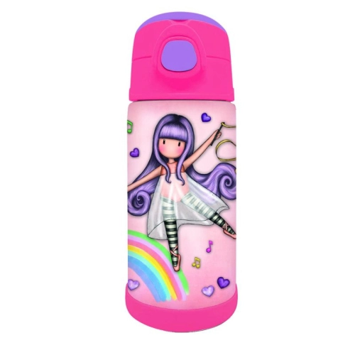 Детска термо бутилка със сламкаSantoro Gorjuss Little Dancer PAT64099