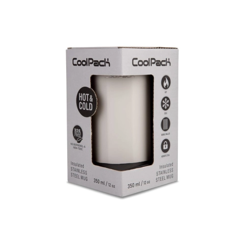 Сива термочаша за кафе Tom 350 ml Grey PAT64159 Сива термочаша за кафе Tom 350 ml Grey PAT64159