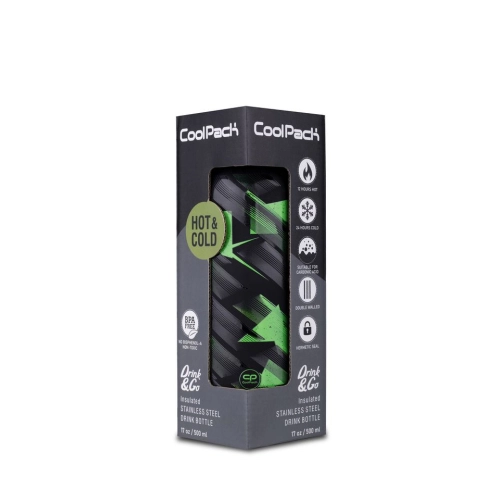 Термо детска бутилка за вода Bonet Green Mirror PAT64180