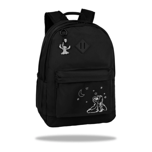 Ученическа детска раница с 1 отделение Scout Black 1 Stitch PAT64190
