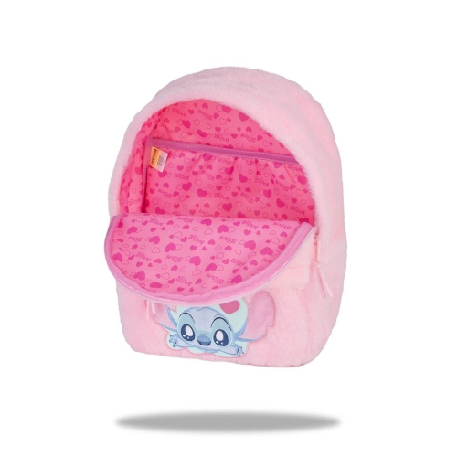 Розова пухкава детска раница Stitch Fluffy Pink PAT64201