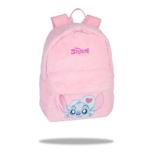 Розова пухкава детска раница Stitch Fluffy Pink PAT64201