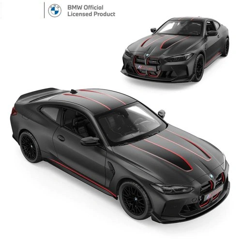 Детска играчка Черна кола с дистанционно BMW M4 CSL R/C 1:16 PAT64297