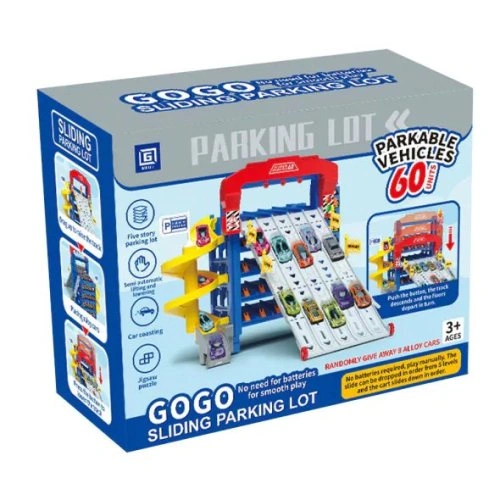 Детски комплект за игра Паркинг Гараж с Колички PAT64352