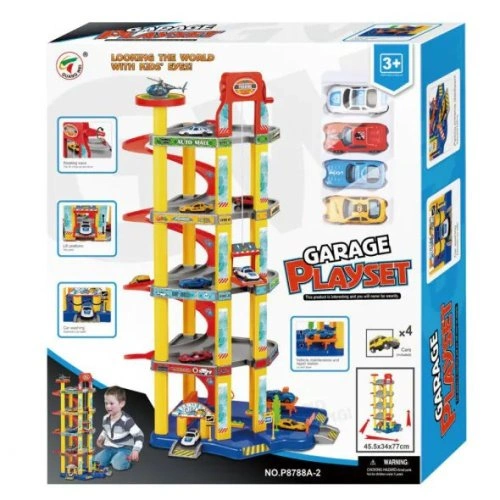 Детски комплект за игра Гараж Паркинг с Коли PAT64355