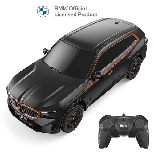 Детска играчка Черна кола с дистанционно BMW XM R/C 1:24 PAT64481