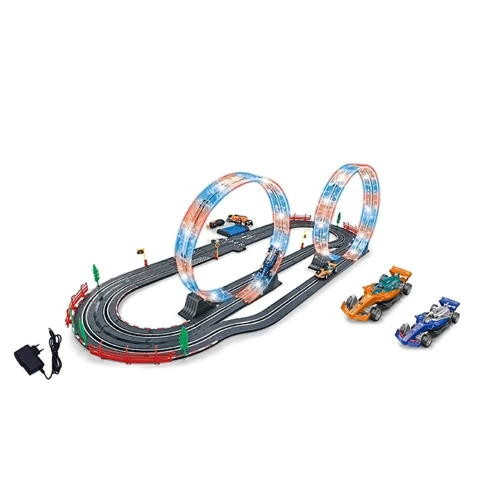 Детска състезателна писта 2 Коли 560 см. SOBA Slot Top Turbo PAT64586