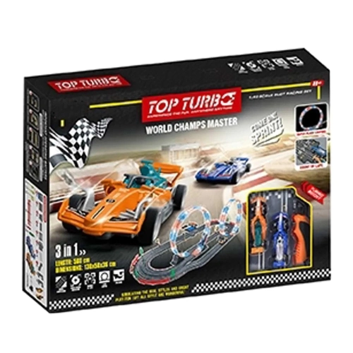 Детска състезателна писта 2 Коли 560 см. SOBA Slot Top Turbo PAT64586