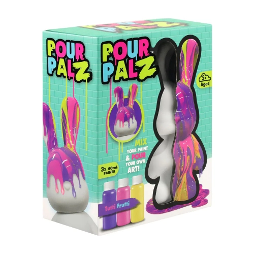 Детски комплект Зайче за оцветяване Tutti Frutti PAT64677