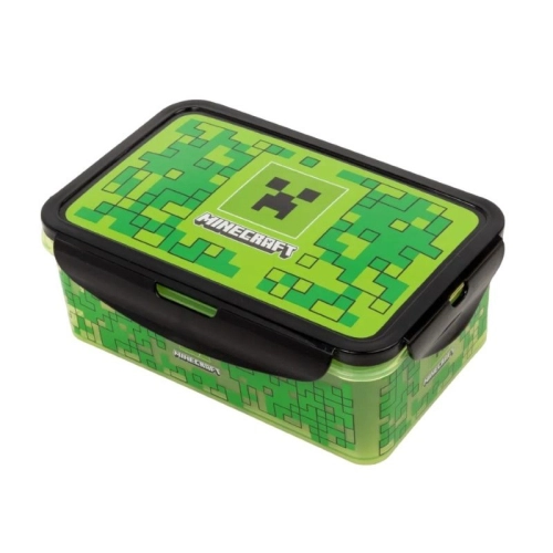 Детска зелена кутия за храна Minecraft 1070 ml PAT64939